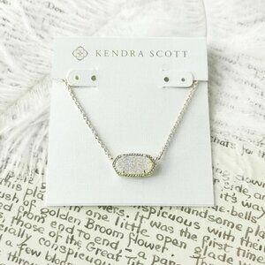 Kendra Scott Elisa Iridescent Drusy Gold Necklace